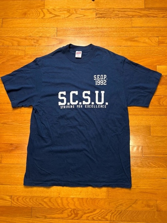 Other - S.C.S.U. Navy Blue Graphic Tee